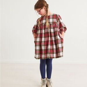 NWOT Hanna Andersson plaid flannel Dress